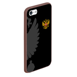 Чехол для iPhone 5/5S матовый Russia - Black collection - фото 2