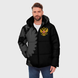 Мужская зимняя куртка 3D Russia - Black collection - фото 2