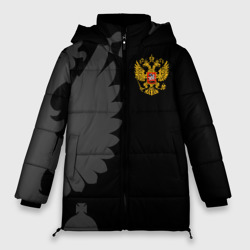 Женская зимняя куртка Oversize Russia - Black collection