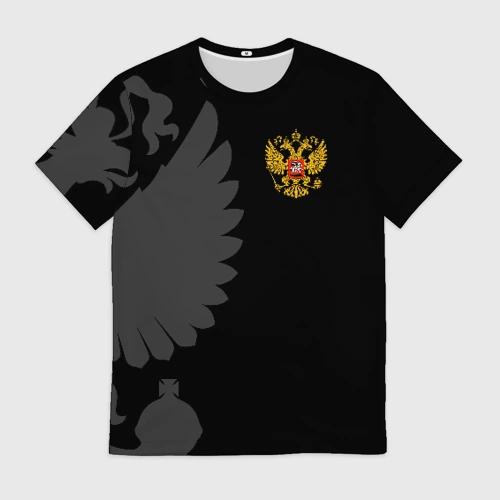 Мужская футболка 3D Russia - Black collection