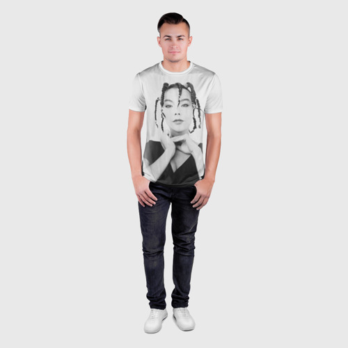 Мужская футболка 3D Slim Bjork, цвет 3D печать - фото 4