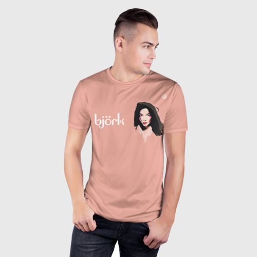 Мужская футболка 3D Slim Bjork, цвет 3D печать - фото 3