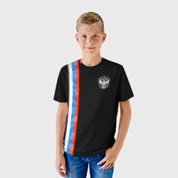 Детская футболка 3D Russia - Black collection 2023 - фото 2