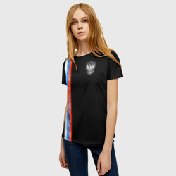 Женская футболка 3D Russia - Black collection 2023 - фото 2