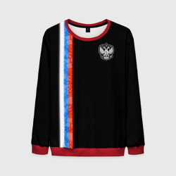 Мужской свитшот 3D Russia - Black collection 2023