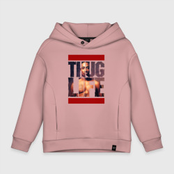 Детское худи Oversize хлопок Thug life - 2pac