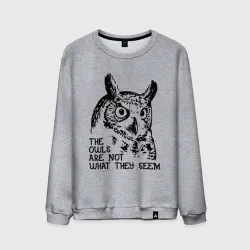 Мужской свитшот хлопок Twin Peaks Owl
