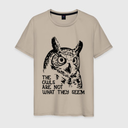 Мужская футболка хлопок Twin Peaks Owl