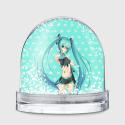 Игрушка Снежный шар Рисованная Miku Hatsune