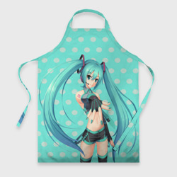 Фартук 3D Рисованная Miku Hatsune