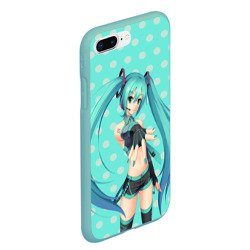 Чехол для iPhone 7Plus/8 Plus матовый Рисованная Miku Hatsune - фото 2