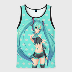 Мужская майка 3D Рисованная Miku Hatsune