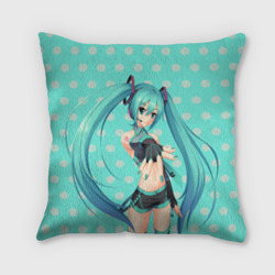 Подушка 3D Рисованная Miku Hatsune