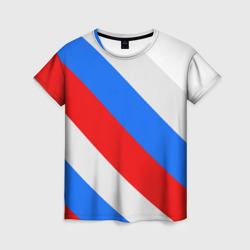 Женская футболка 3D Россия