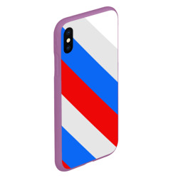 Чехол для iPhone XS Max матовый Россия - фото 2