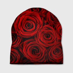 Шапка 3D Красные розы