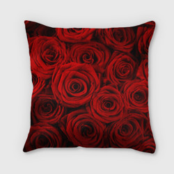 Подушка 3D Красные розы