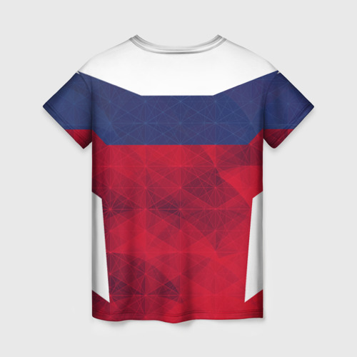 Женская футболка 3D Россия, цвет 3D печать - фото 2