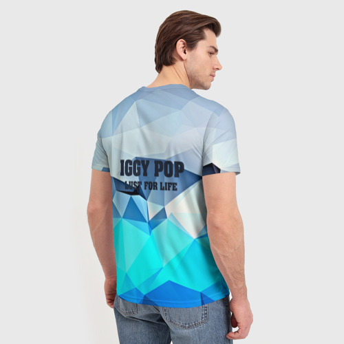 Мужская футболка 3D iggy pop, цвет 3D печать - фото 4