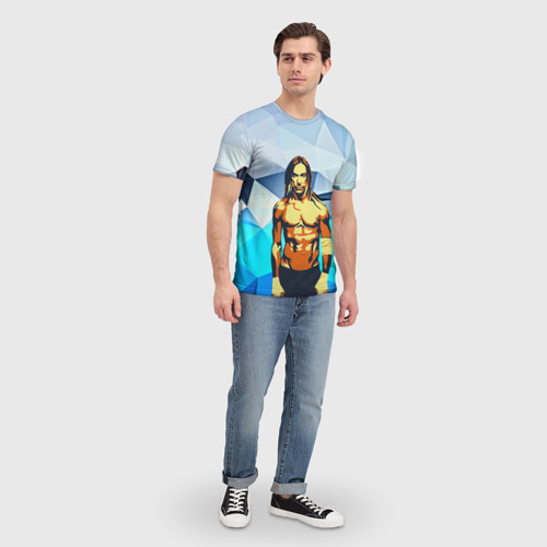 Мужская футболка 3D iggy pop, цвет 3D печать - фото 5