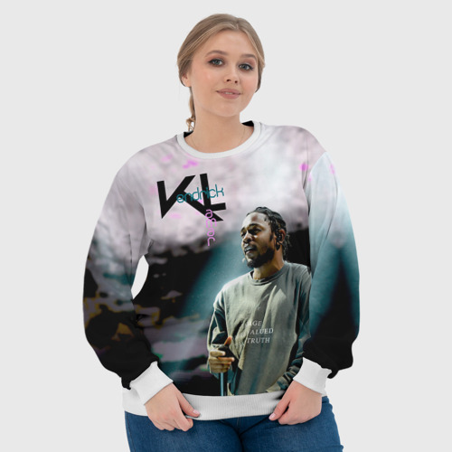 Женский свитшот 3D Kendrick Lamar, цвет 3D печать - фото 6