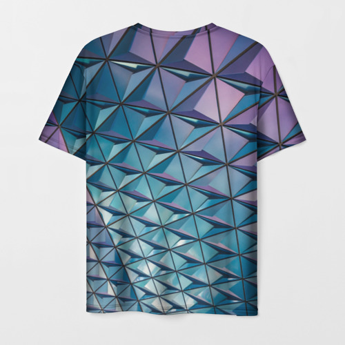 Мужская футболка 3D Текстура Polygonal, цвет 3D печать - фото 2