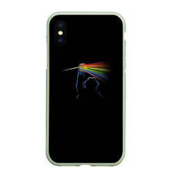 Чехол для iPhone XS Max матовый Pink Floyd Cookie Monster