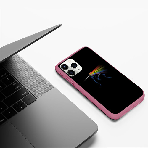 Чехол для iPhone 11 Pro матовый с принтом Pink Floyd Cookie Monster, фото #5