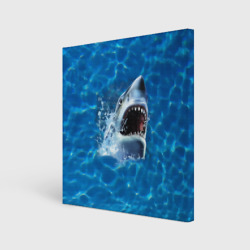 Холст квадратный Пасть акулы