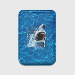 Картхолдер Magsafe магнитный Пасть акулы