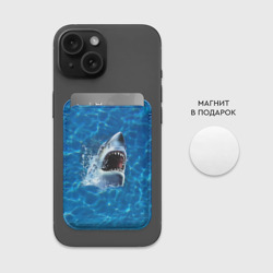 Картхолдер Magsafe магнитный Пасть акулы - фото 2