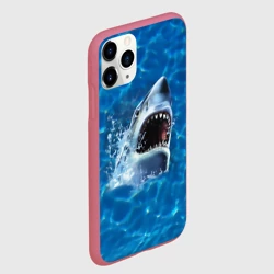 Чехол для iPhone 11 Pro матовый Пасть акулы - фото 2