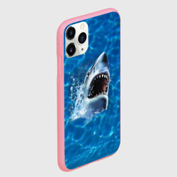 Чехол для iPhone 11 Pro Max матовый Пасть акулы - фото 2