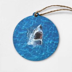 Деревянная игрушка круг Пасть акулы