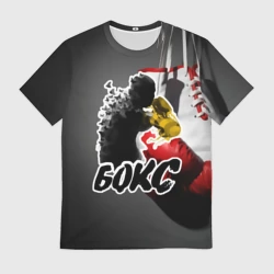 Мужская футболка 3D Порхай как бабочка