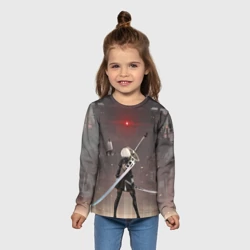 Детский лонгслив 3D Мечница 2B: Nier - фото 2