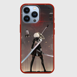 Чехол для iPhone 13 Pro Мечница 2B: Nier