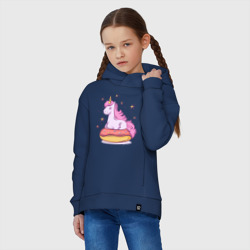 Детское худи Oversize хлопок Единорог - фото 2