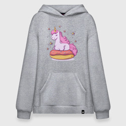 Худи SuperOversize хлопок Единорог