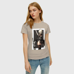 Женская футболка хлопок Nier Automata - фото 2