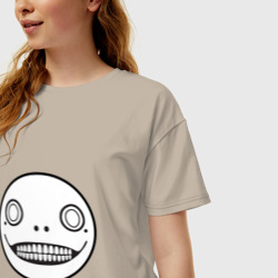 Женская футболка хлопок Oversize Nier Automata - фото 2