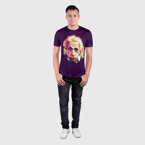 Мужская футболка 3D Slim Альберт Эйнштейн - фото 4