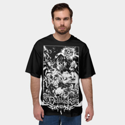 Мужская футболка oversize 3D Metalocalypse Dethklok 1 - фото 2