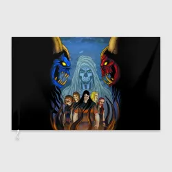 Флаг 3D Metalocalypse - Dethklok band