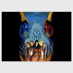 Поздравительная открытка Metalocalypse - Dethklok band