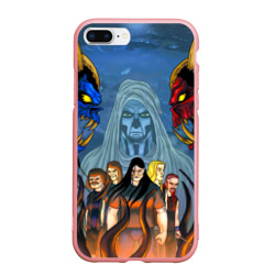 Чехол для iPhone 7Plus/8 Plus матовый Metalocalypse Dethklok 1