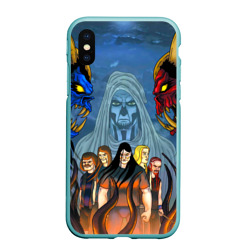 Чехол для iPhone XS Max матовый Metalocalypse Dethklok 1