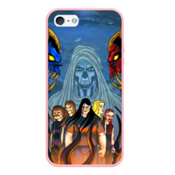 Чехол для iPhone 5/5S матовый Metalocalypse Dethklok 1