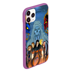 Чехол для iPhone 11 Pro Max матовый Metalocalypse Dethklok 1 - фото 2