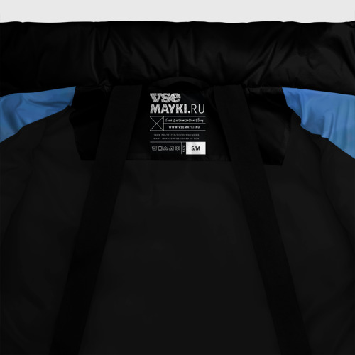 Женская зимняя куртка Oversize Metalocalypse Dethklok 1, цвет черный - фото 7